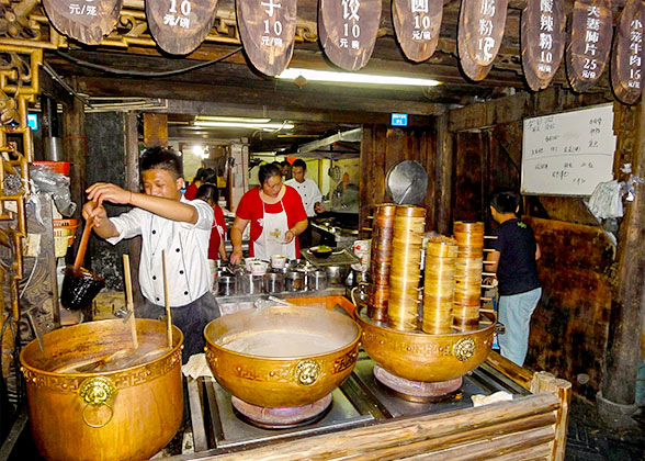 Snack Shop at Broad and Narrow Alleys