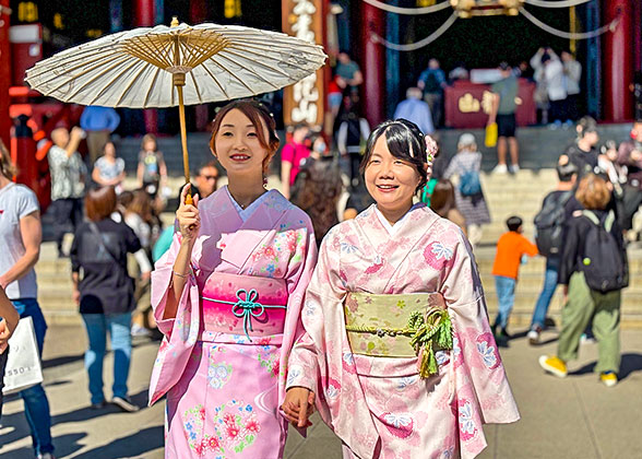 Bustling Yokohama in Early May