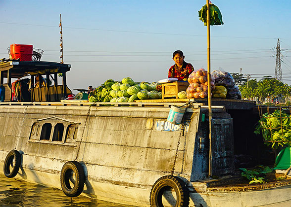Cai Rang Floating Market