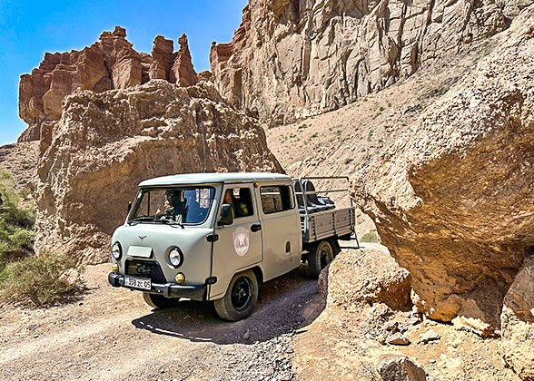 Charyn Canyon in July