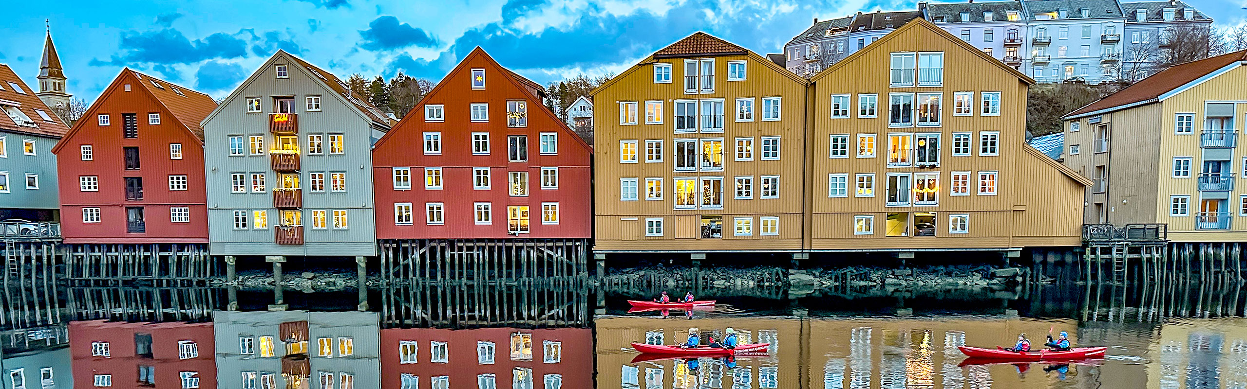 Colorful Bryggen in Norway