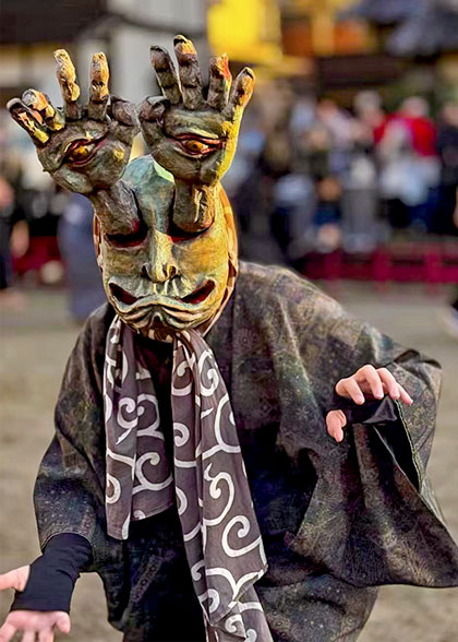 Cosplayer participating in the event