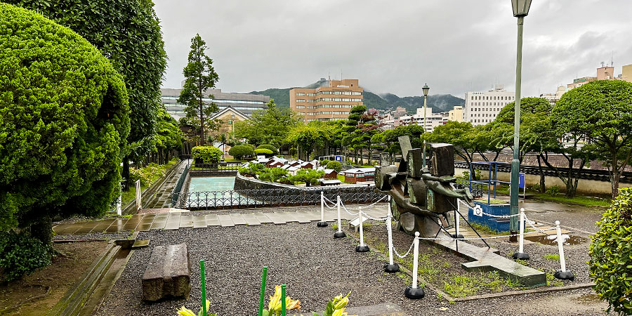 Dejimamachi Washed by Rainfall