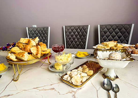 Delicious Food in Village of Karabulak