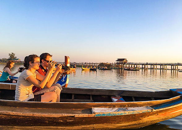 Enjoy the Sunset at U Bien Bridge
