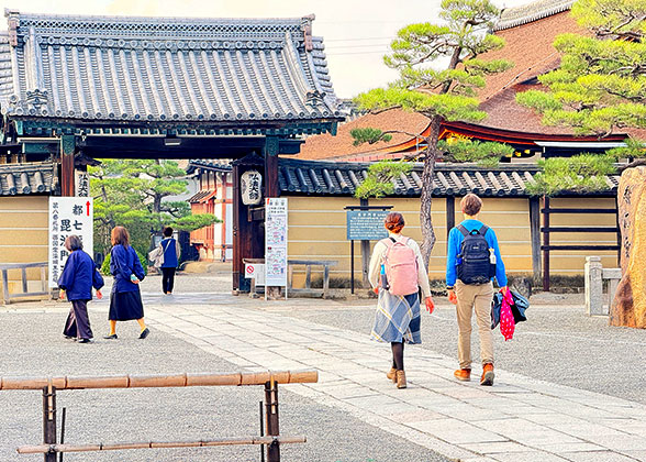 The entrance to Toji Temple