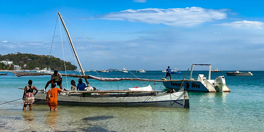 Fishermen Coming back with Their Catches