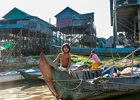 Floating Villages on Tonle Sap Lake
