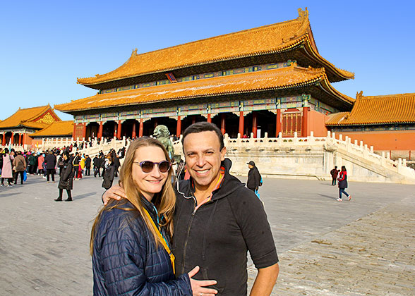 Our Guests at the Forbidden City