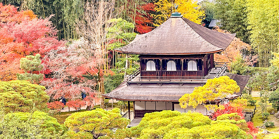 Ginkaku-ji Temple in Autumn