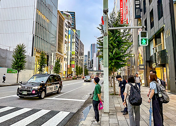 Shop at Ginza in Tokyo