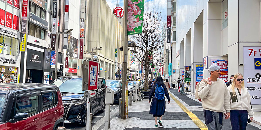 Shop at Ginza in Tokyo