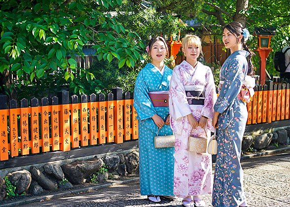 People for Gion Matsuri