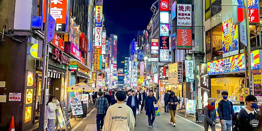 Busy Yokohama Streets by the End of April