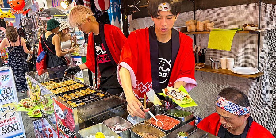 Streets Snacks in Summer Festival Streets Snacks in Summer Festival