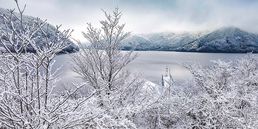 Heavy Snow in Hakone