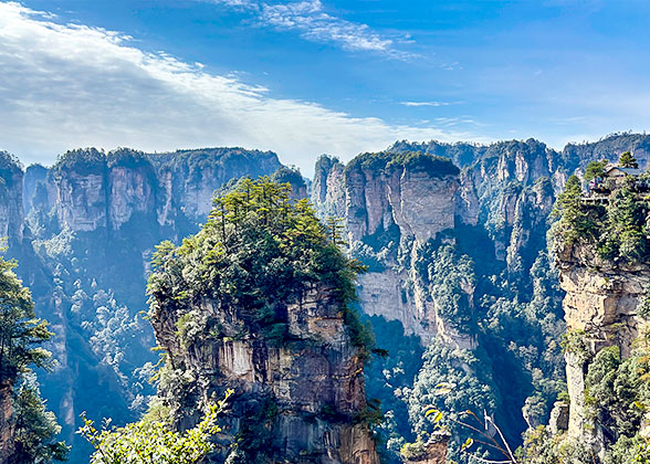 The Hallelujah Mountain in Zhangjiajie