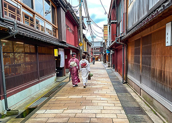 Streetscapes of Higashichaya Old Town