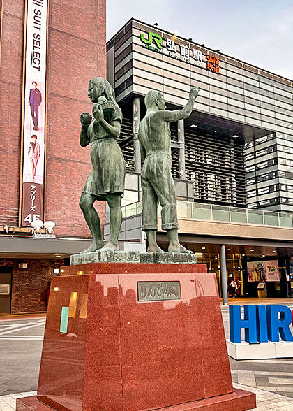 Quiet Hirosaki Station in Slack Season