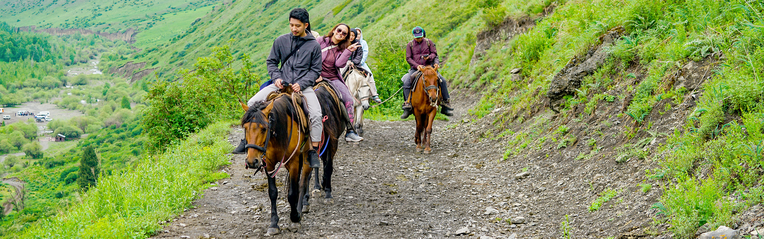Horse Riding to Kaindy Lake
