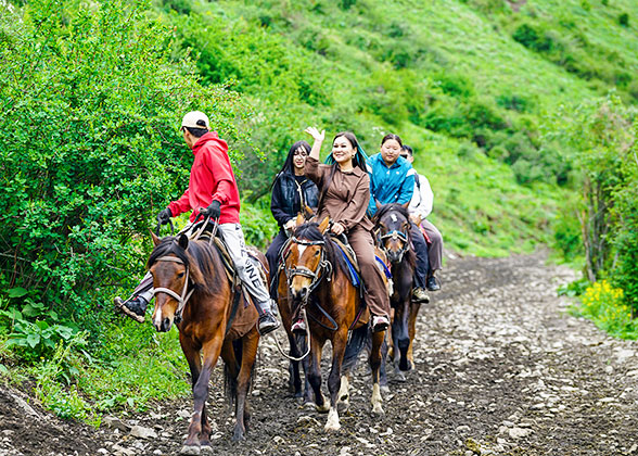 Horse Trekking in the Chon Kemin Valley