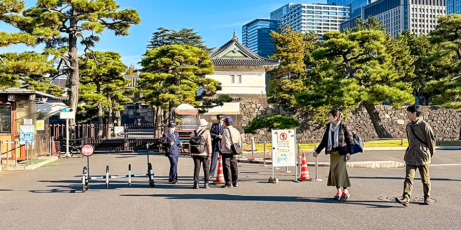Imperial Palace with a Few Tourists