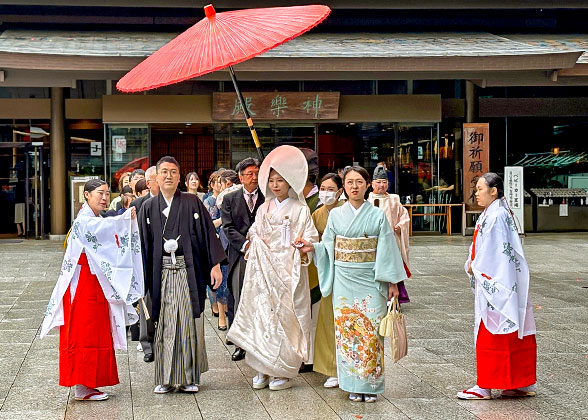 Japanese Traditional Wedding at Meiji Jingu Shrine
