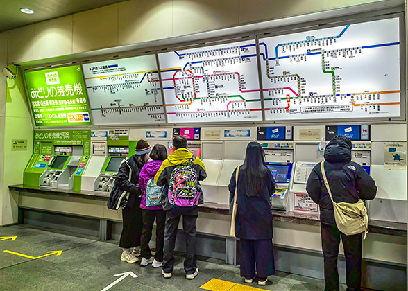 Ticket Machines in JR Nara Station