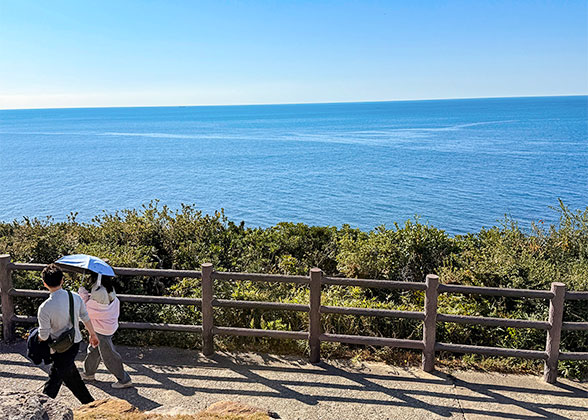 Blue Sea of Kagoshima under Clear Sky