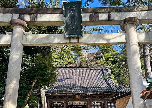 Ishiura Shrine on Sunny Day