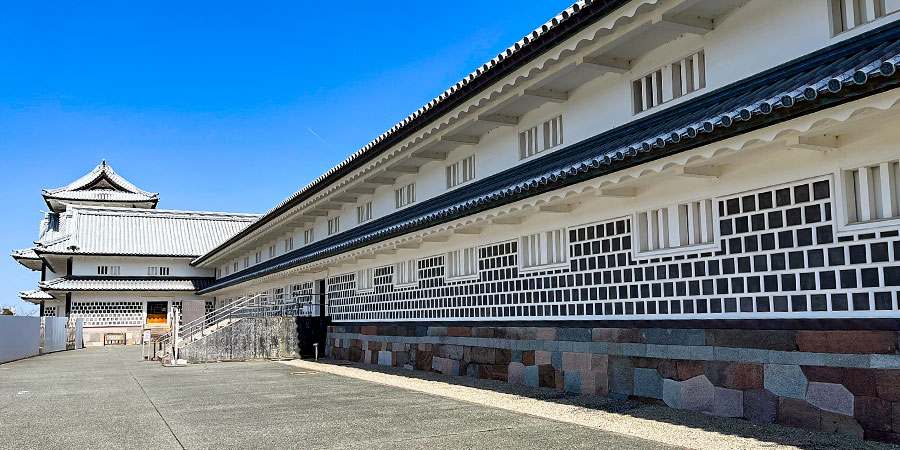 Kanazawa Castle Park on Sunny May