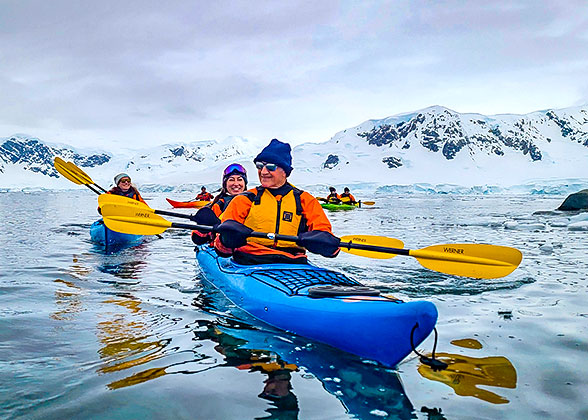 Kayaking in Iceland