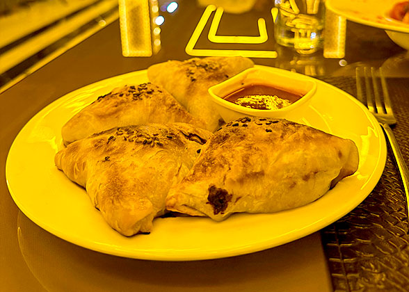 Kazakh Food - Samsa Pastry