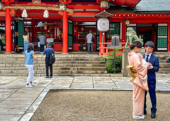 Ikuta Jinja Shrine