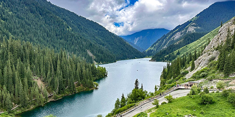 Kolsai Lake in Spring