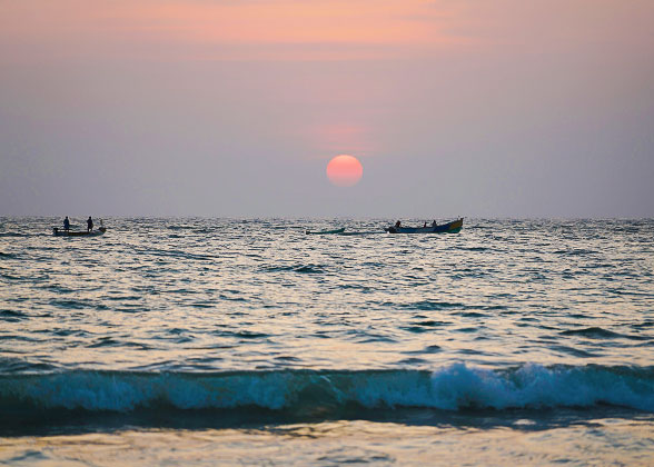 Stunning Sunset View by Beach