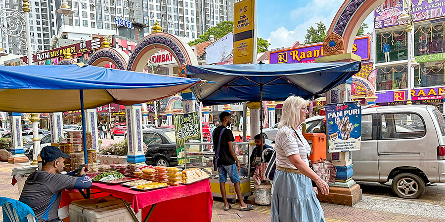 Busy Street in Kuala Lumpur