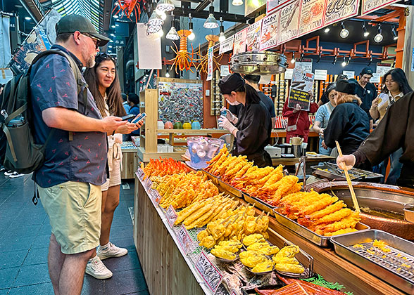 Visit the Market in Osaka