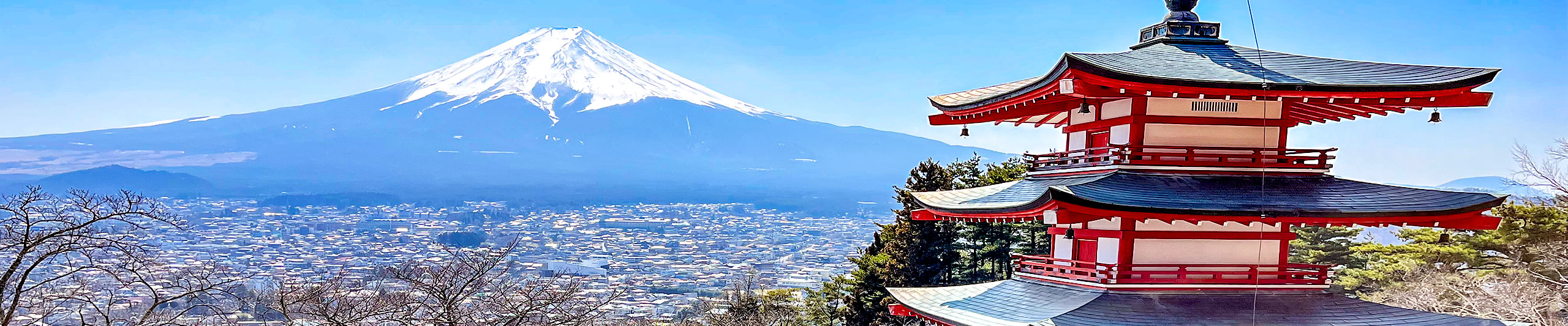 Fuji Seen around Lake Kawaguchi