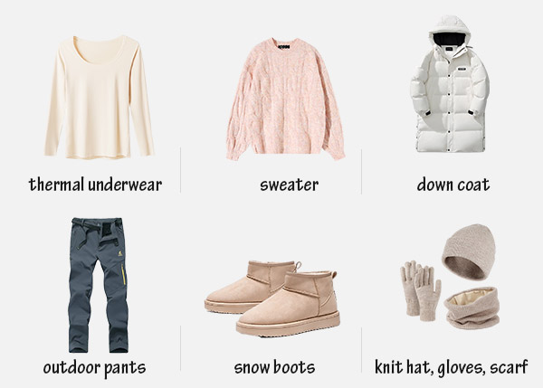 Lake Kawaguchi January Clothes