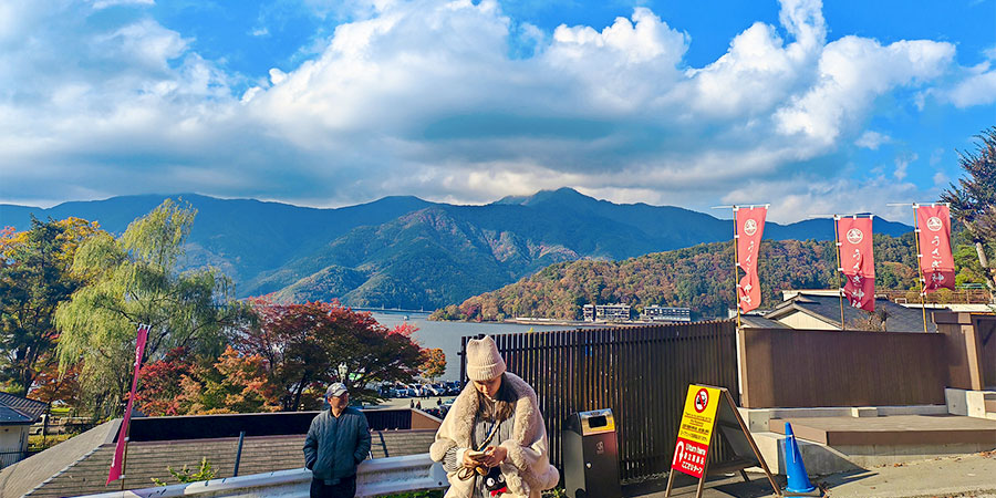 Lake Kawaguchi in November