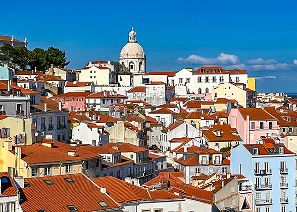 Overlook from Miradouro de Santa Luzia