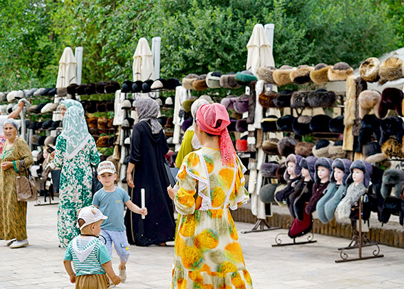 Local People in Ashgabat