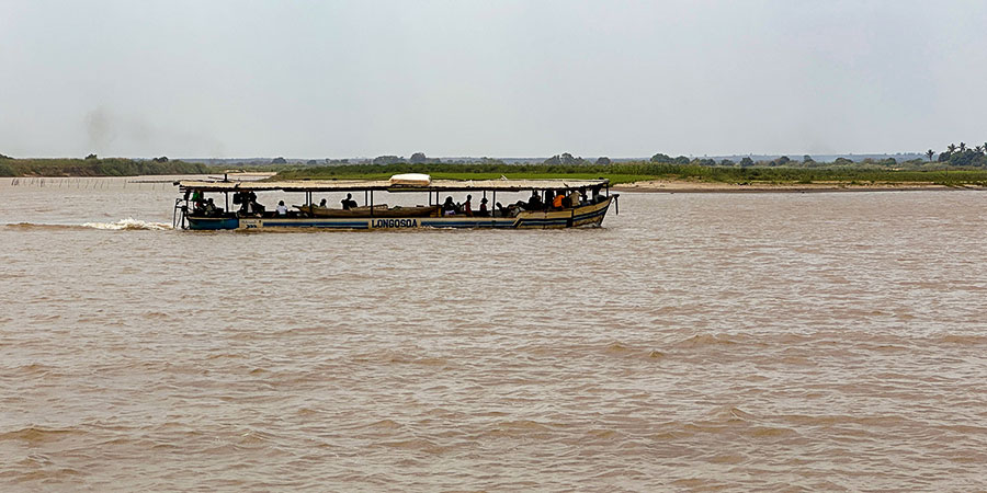 Muddy River of Mahajanga in Rainy November