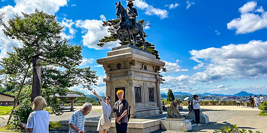 Majestic Statue of Date Masamune