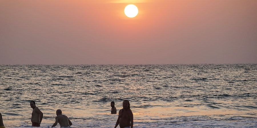 Malaysia Sunset by Beach