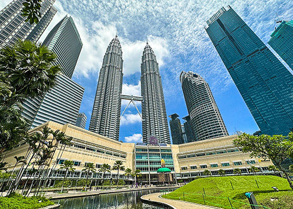 Petronas Twin Towers in Kuala Lumpur