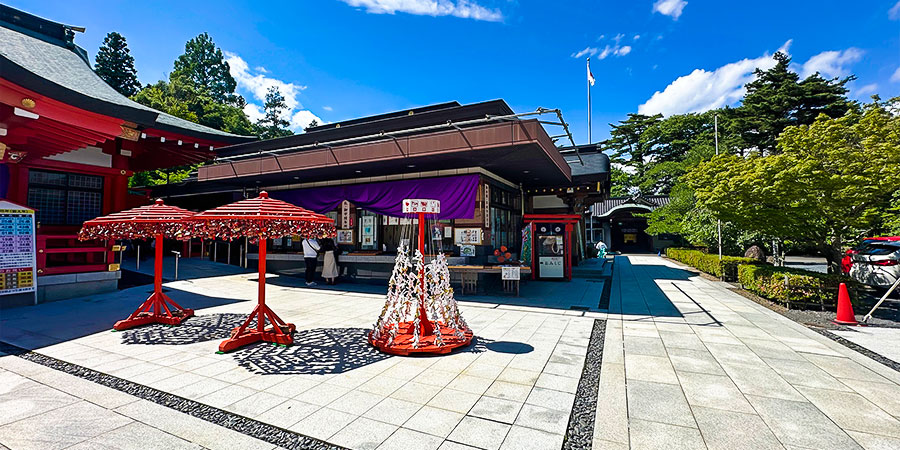 Miyagiken Gokoku Shrine on Sunny Day