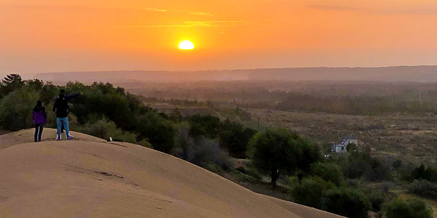 Desert Sunset in Mongolia