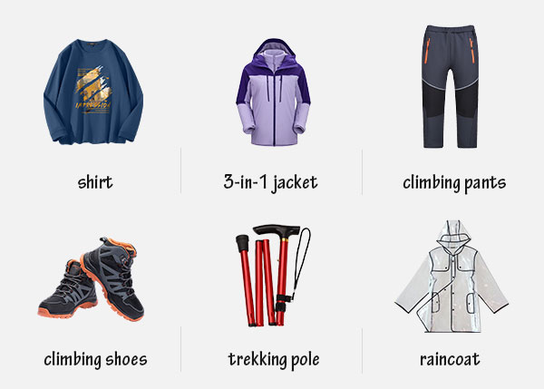 Mount Fuji August Climbing Clothes